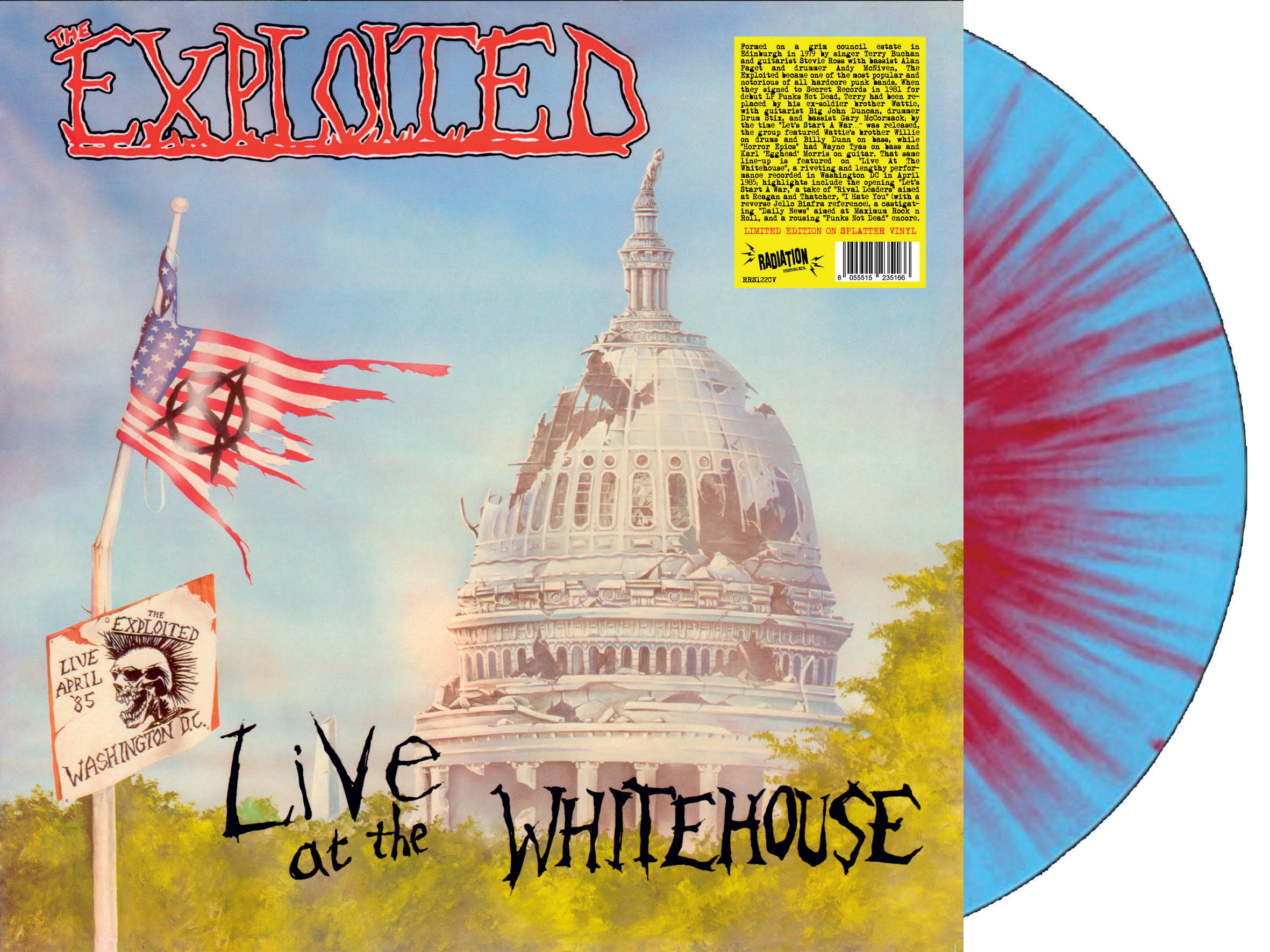 EXPLOITED „Live At The Whitehouse“ LP