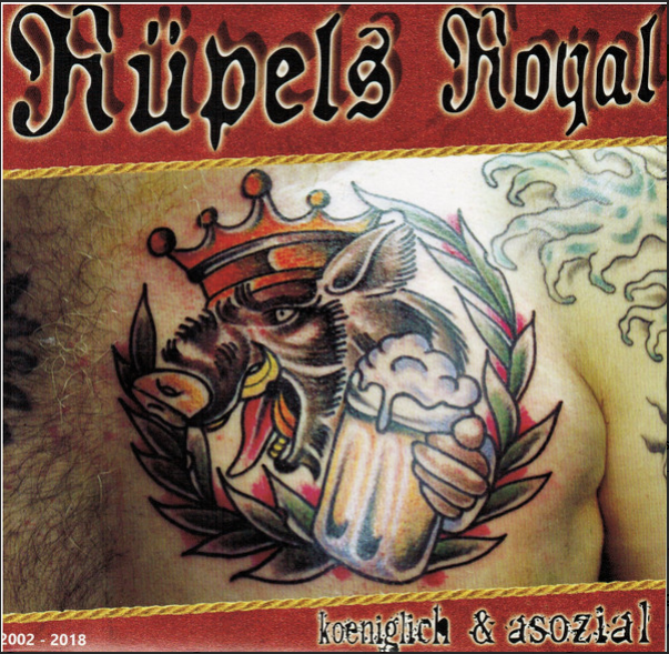 RÜPELS ROYAL „Königlich & Asozial“ 4-Song-7“-EP