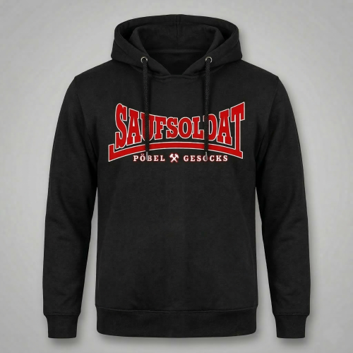 PÖBEL & GESOCKS "Saufsoldat" KAPUZI / HOODIE